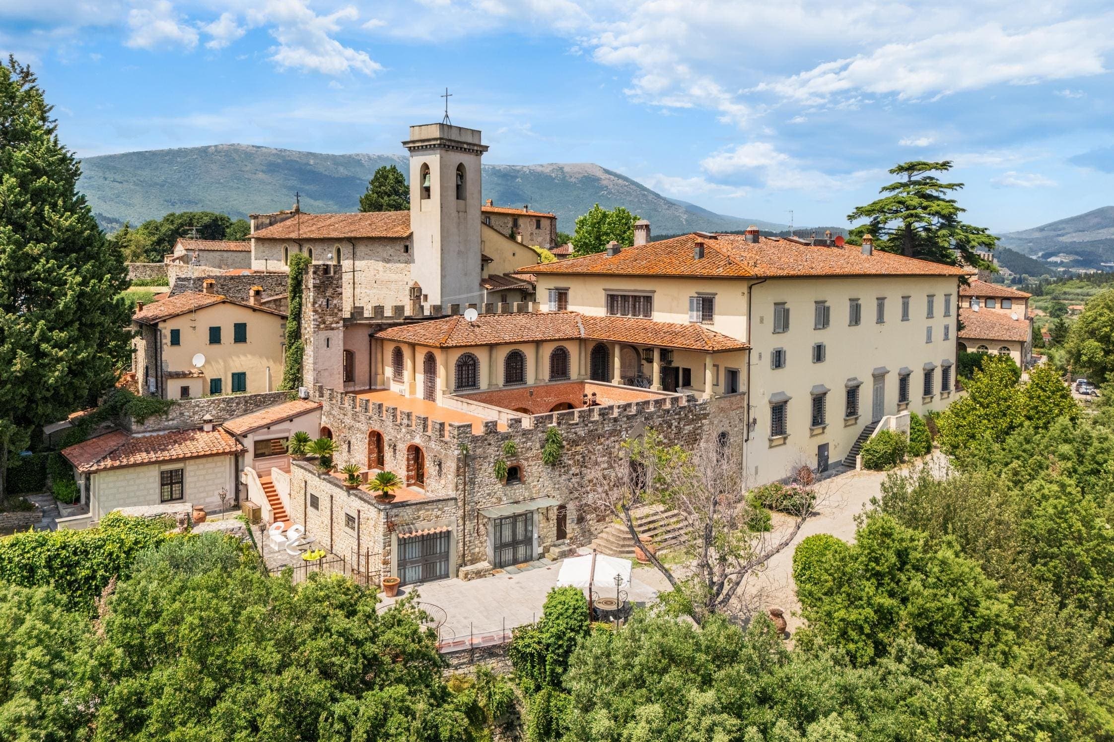 Inside The $11.7 Million Tuscan Castle Filled With Art And Intrigue